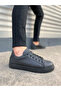 Black (Black Sole) Lace-Up Men's Shoes Sneakers - 3