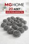20 Pieces | |   Scrubbing Wire Stainless Steel Wire Ball Dishwashing Sponge Economical Dishwashing Brush Dish Sponge Pot Pan Stove Sink Cleaning Wire Tough Dirt Oil Cleaning Steel Wire Scouring Wire - 2