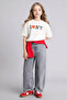100% Cotton I Love Ny Oversized T-Shirt for Girls H0147A826Sm - 5