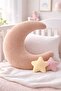 Welsoft Fleece Moon Pillow Decorative Plush Cushion Softly Padded Home & Kids Room Accessory