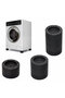 White Goods Stand for Washing Machine, Furniture, Anti-Vibration, Anti-Slip, 8.5 cm Riser, 4-Piece Black - 5