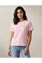 Women Pink Placement Print T-Shirt