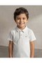 Boys Stone Jacquard Short Sleeve Polo Shirt - 3