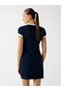 Mila Short Sleeve Short Women's Navy Blue Dress V6Gk05K2988-A71W - 3