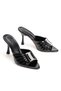 Women's Stylish Stone Buckled Stiletto Heel U Slippers - 3