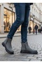 Zippered Men's Classic Boots Smoked Suede (Black Sole) - 2