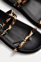 ALLBUCKS PULLBEAR LEOPAR ZEBRA منقوش 100% D جلد SA صندل ERLIK ABPNB3782 - 5