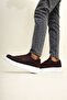 Lace-Up Men's Casual Shoes Claret Red - 2