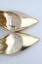Women's Gold Pointed Toe Heeled Shoes 9 cm |   Ankle Strap Stylish Comfortable Stiletto Daily Evening Dress - 8