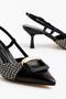 Suins Lady Model Women's Stiletto Two Color Shoes 7 cm - 4