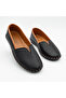 Black Inner and Outer 100% Genuine Leather Women's Casual Shoes Hand Stitched – Comfortable Ballerinas with Flexible Soles - 5