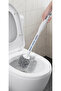 Silicone Toilet Brush Cleaning Set with Detergent Container - 2