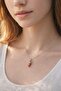 Natural Star Stone Steel Necklace - 2