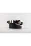 Silver Buckled Brown Faux Leather Women's Belt