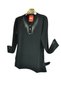 New Season Women's Clover Fabric Combed Cotton Stone-Embellished Blouse - 2