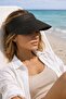 Women's Straw Visor Hat, Straw Visor Hat, Straw Beach Hat, Summer Sun Protection Straw Hat - 3