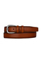 Genuine Leather , 3 cm Black Nickel Color Buckled , Tan, Stitched Classic Women's Belt I, 3Cmkla30 - 7