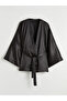 Shawl Collar Women's Satin Dressing Gown - 5