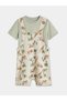 Quality Pieces from Çelebi Store: Animal Embroidered Baby Boy Salopet and T-Shirt