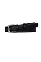 Genuine Leather , 3 cm Black Nickel Color Buckled , Black, Stitched Classic Women's Belt I, 3Cmkla30 - 2
