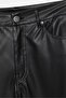 Allbucks Pullbear, Suni̇ D Leather Straight Cut Pants Abpnb3786 - 6