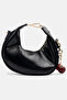 Women's Bag Black Stylish Charm Gift with Hand and Shoulder Strap for Women Bag - 5