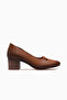 Women's Leather heeled daily casual shoe 26y 1911984y taba
