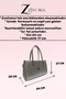 Women's Black Glittery Handmade and Shoulder Bag 2-Piece Set - Evening Dress & Casual Stylish Sleeveless Dress Bag Pieces - 3