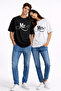 Lover's Matching Mr Mrs Ring Detailed Couple T-Shirt Engagement Promise Partner Matching Set Black - White
