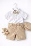 Baby Boy Shorts and Bow Tie Holiday 3-Piece Stylish Set - 5