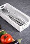 Set of 4 Drawer Cutlery Organizers – Multi-Purpose Kitchen - Cabinet Organizer Basket - 5