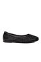 Black Stone Embroidered Women's Ballerinas - 2