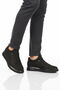 Black Nubuck Genuine Leather Men's Casual Shoes