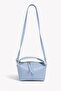 Women's Archel Leather Clutch Bag Ice Blue - 4