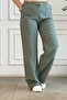 Elastic Waist Wide-Leg Cotton Trousers - 5