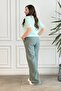 Elastic Waist Wide-Leg Cotton Trousers - 8