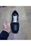 Women's Inside-Outside H Genuine Leather O Orthopedic K Non-Slip Rubber Black-White Daily Comfortable Shoes - 3