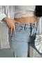 Women's High-Waist Jean Denim Palazzo Pants - 4
