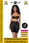# Corset Non-Marking Anti-Slip Gathering and Firming Laser Cut Long Corset - 3 Pieces