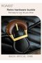 Women's Shoulder Bag, Black PU Leather Magnetic Clasp Crossbody Bag Women's Quilted Leather Chain Sh - 7