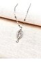 Steel Zircon Stone Balloon Model Women's Necklace - 4