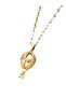 Steel Zircon Stone Balloon Model Women's Necklace