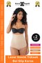 # Corset Slimming Anti-Slip 2 Size Reducer Women's Laser Cut High Waist Slip Corset - 2 Pieces