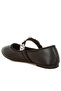 Women Charms Embellished Flat Mary Janes In Black - 3
