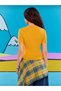 Yellow Adventure Time Finn and Jack Y2K Short Sleeve Crop - 6