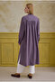 Hakim Collar Long Tunic Retro Violet - 6