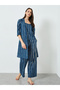 Pack of 3 - Cotton Striped Cami, Pants and Robe Set - 4