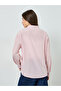 Pink Striped Oversized Shirt - 5