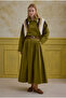 100% Cotton Skirt Oil Green - 4