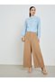 Blue Striped Long Sleeve Shirt with Pearl Pocket Detail - 2